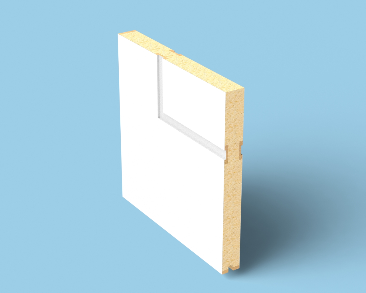 2 Panel Shadow Gap Cross Section