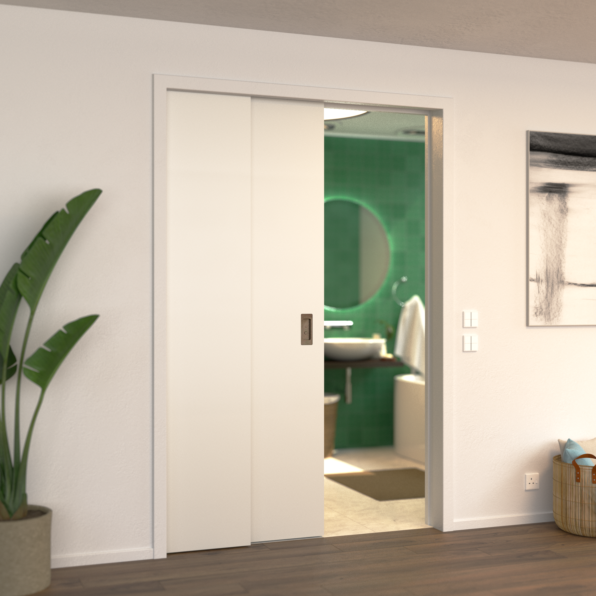Bathroom Render Telescopic Flush PH7150