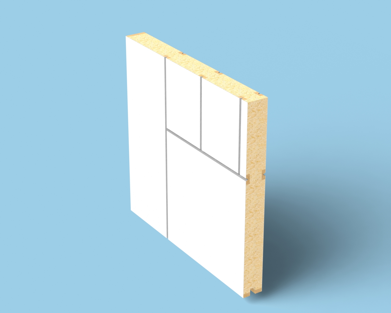 Vertical Boarded Cross Section