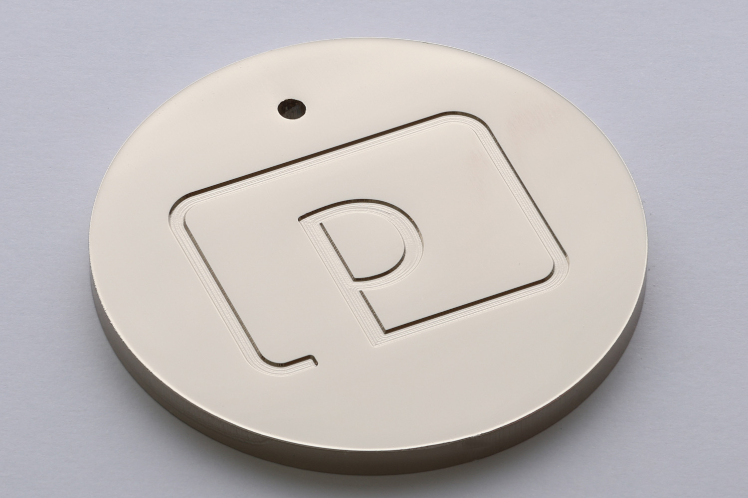 Polished Nickel Plate sample swatch