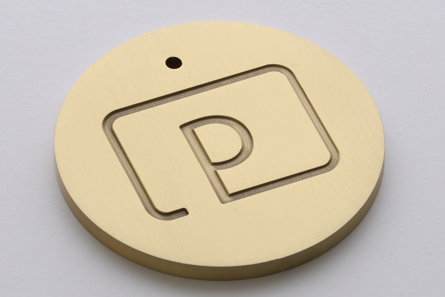 Satin Brass sample swatch