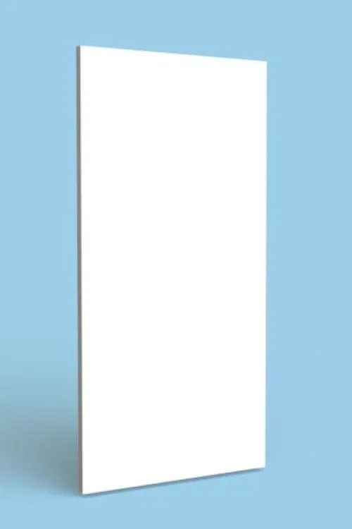 Flush whire door blank