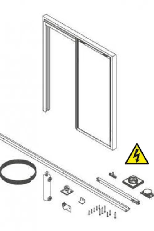 Mains power hold back and self closer
