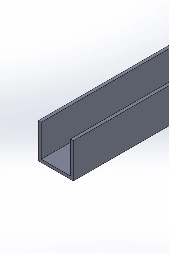 U section aliminium floor channel
