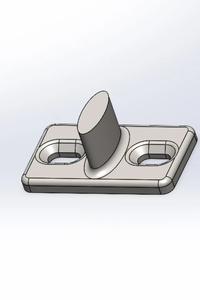 T shaped stainless floor uide