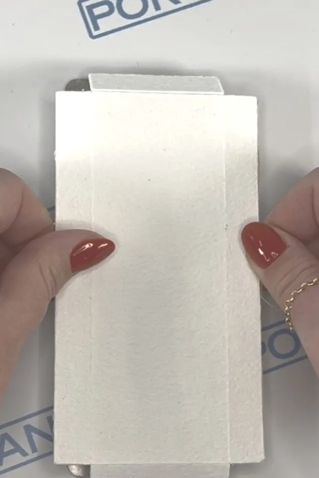 INtumescent pad on pull flush handle