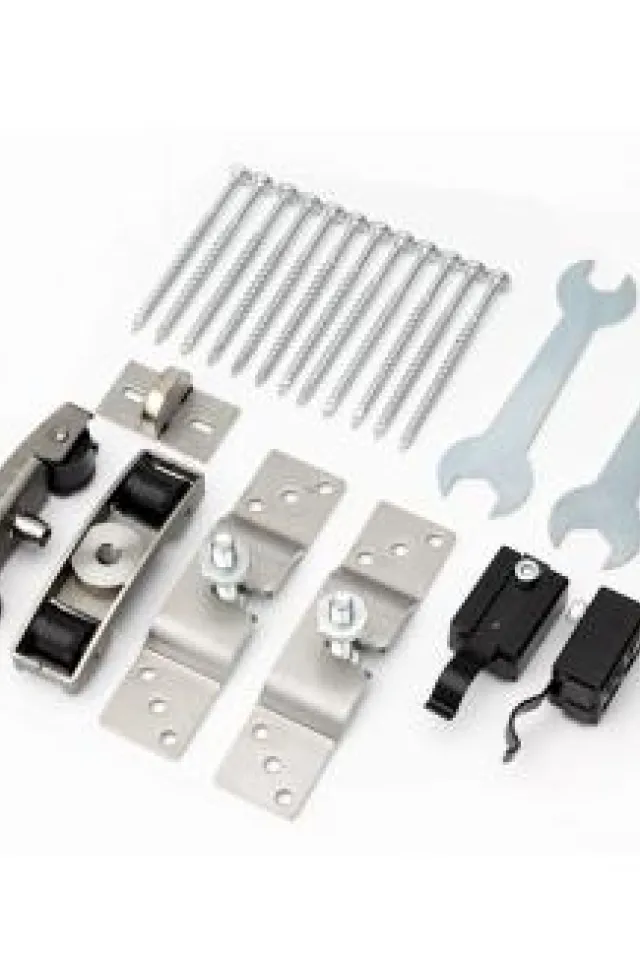 Sliding door running gear and track