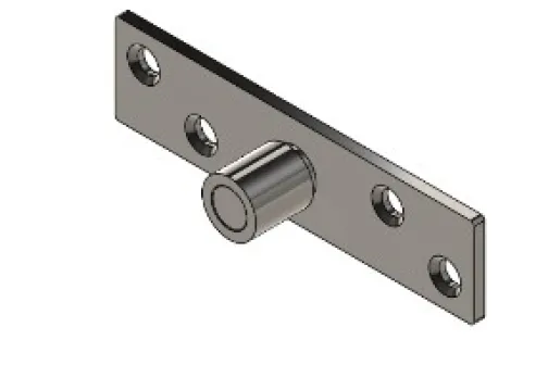 Door bottom roller guide