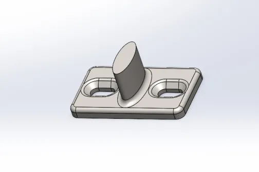 T shaped stainless floor uide