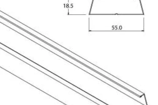 Wall reinforcing strut section